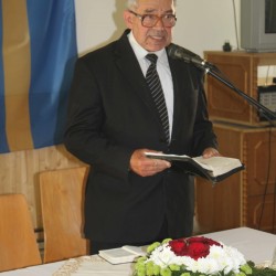 Ft. Horkay László, az MNC elnöke, ny. püspök (Kárpátalja)